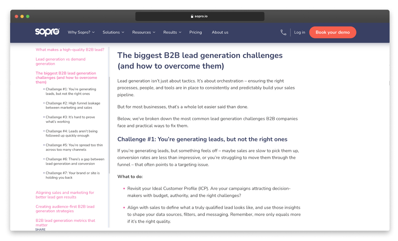 Optimising Content Process
